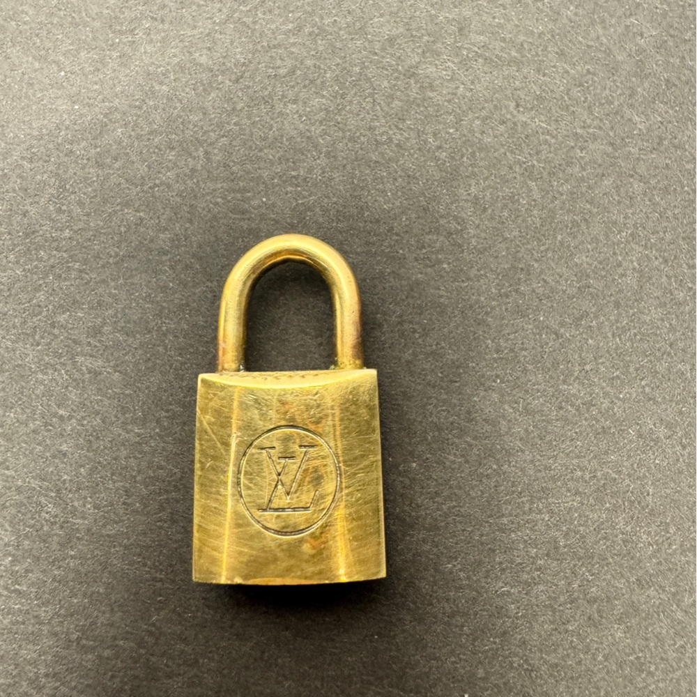 Louis Vuitton Brass Vintage 220 Gold Padlock  No Key